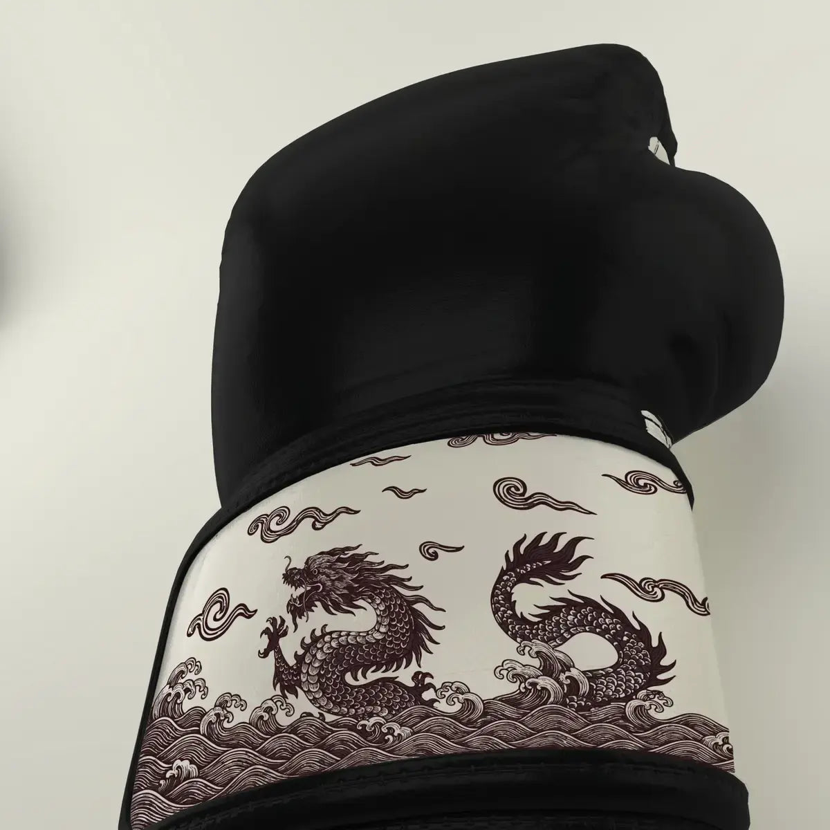 Dojo Craft Boxing Gloves - DRAGON PRINT (Black)