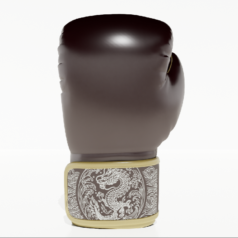 Lynx Boxing Glove - Dragon (Brown)