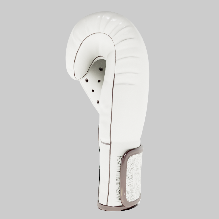 Lynx Boxing Glove - Dragon (White)